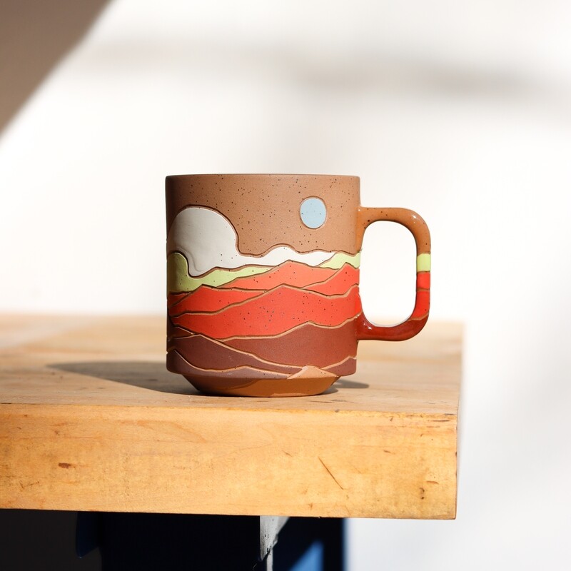 &quot;Red Mountain&quot; - Everyday Mug