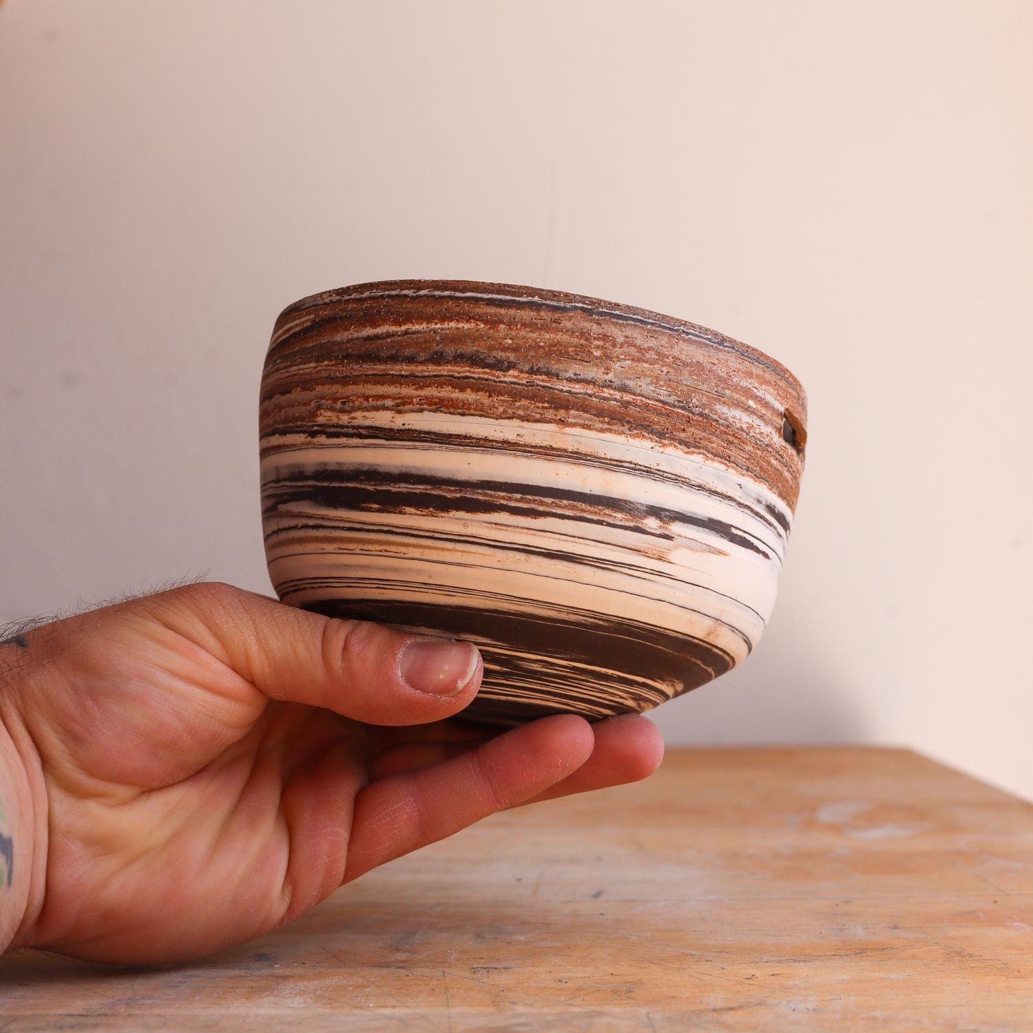 Retro Swirl Hanging Planter 7