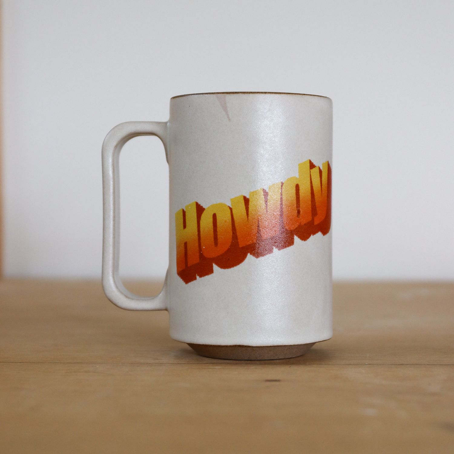 HOWDY Wordart Tester Mug