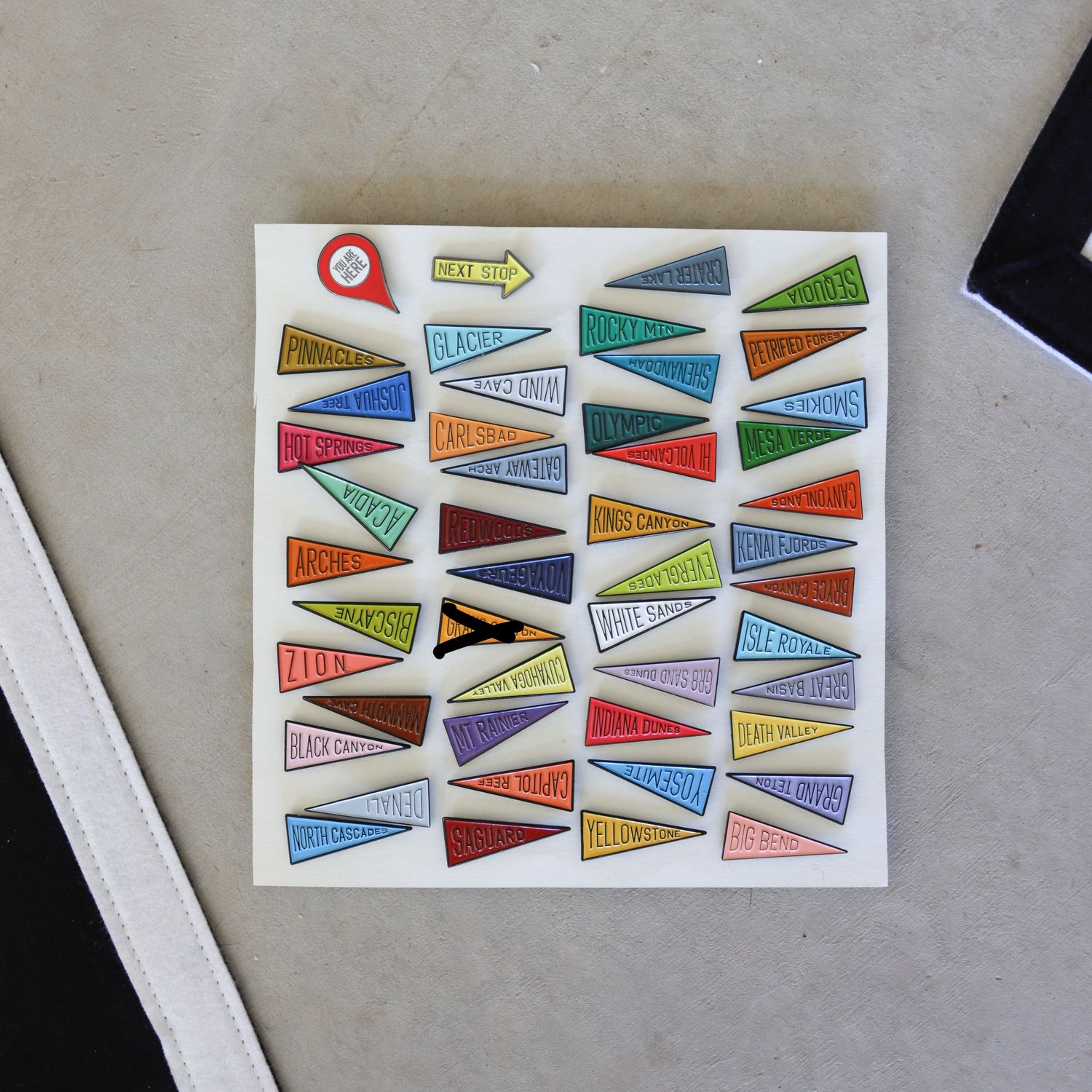 National Parks Pin Set - 47 Pins