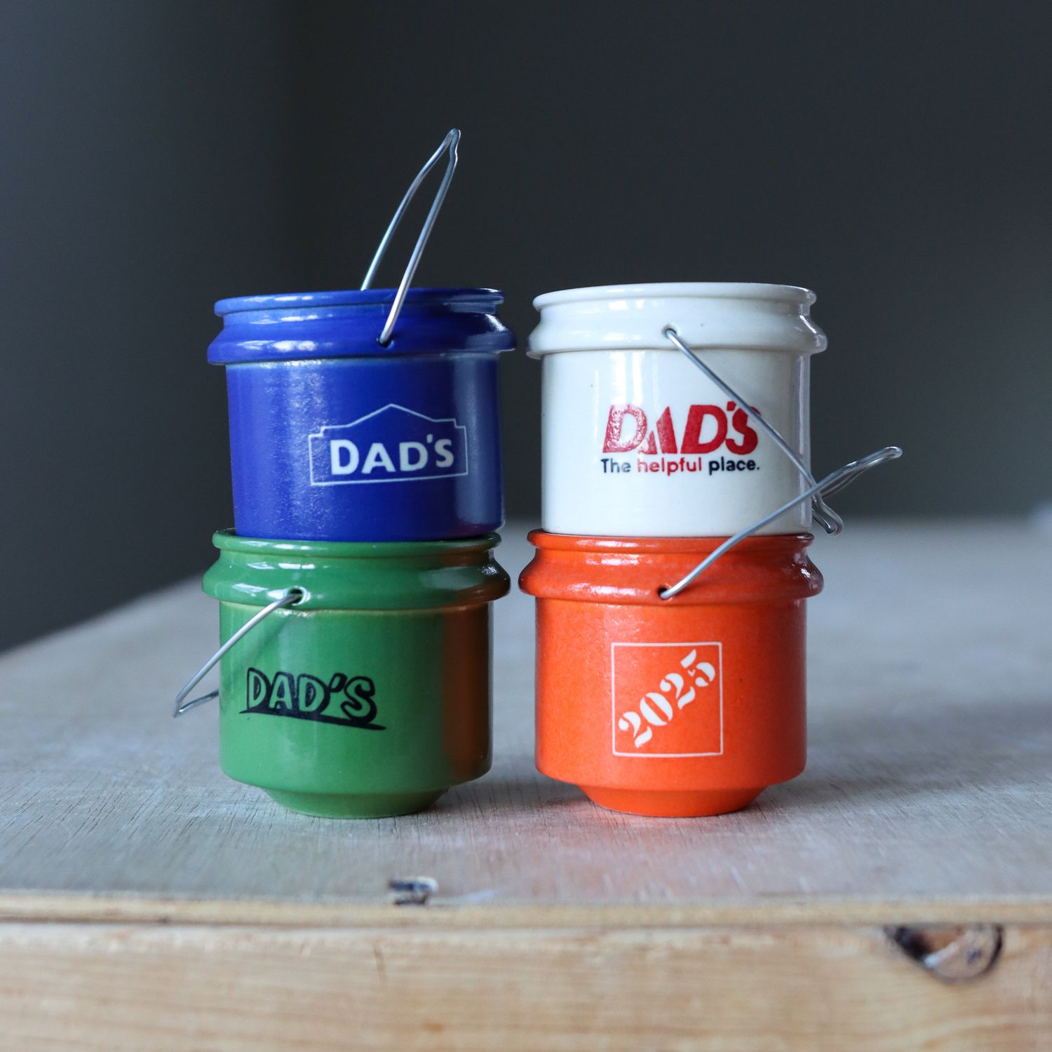 Bucket Mini ORNAMENT  - MADE TO ORDER CUSTOM