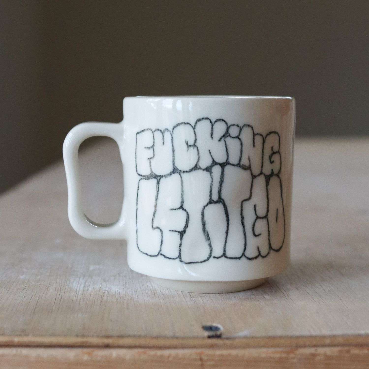 Wonky Boi Mug - “Let It Go”
