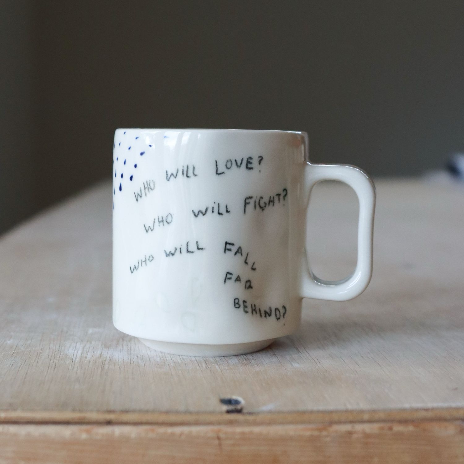 Wonky Boi Mug - “Who Will Love?”