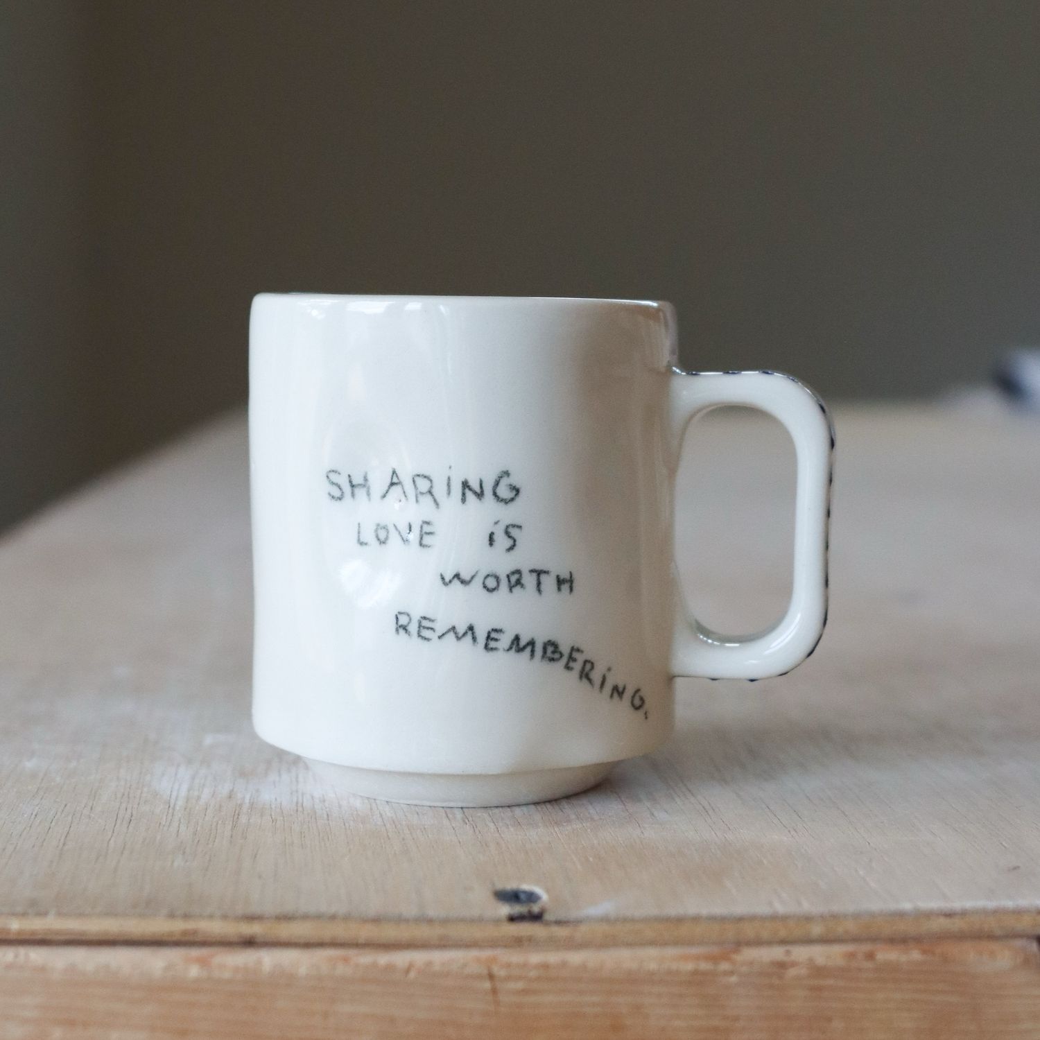 Wonky Boi Mug - “Don’t Forget Me”