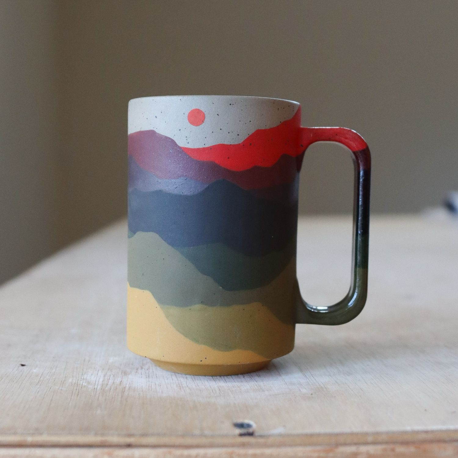 Nightshift Landscape Mug - “Ruby”