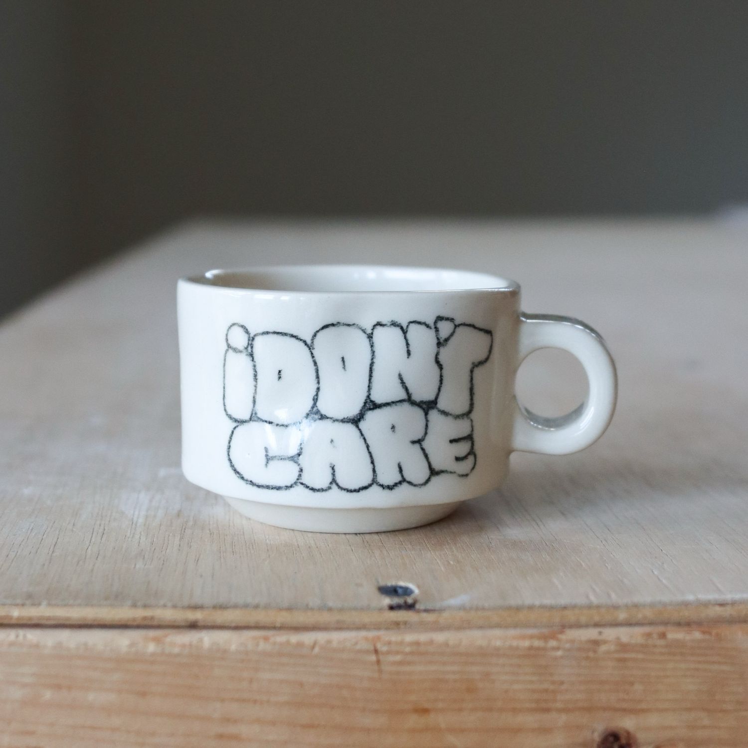 Wonky Boi Mug - Quicktrip “Idc”
