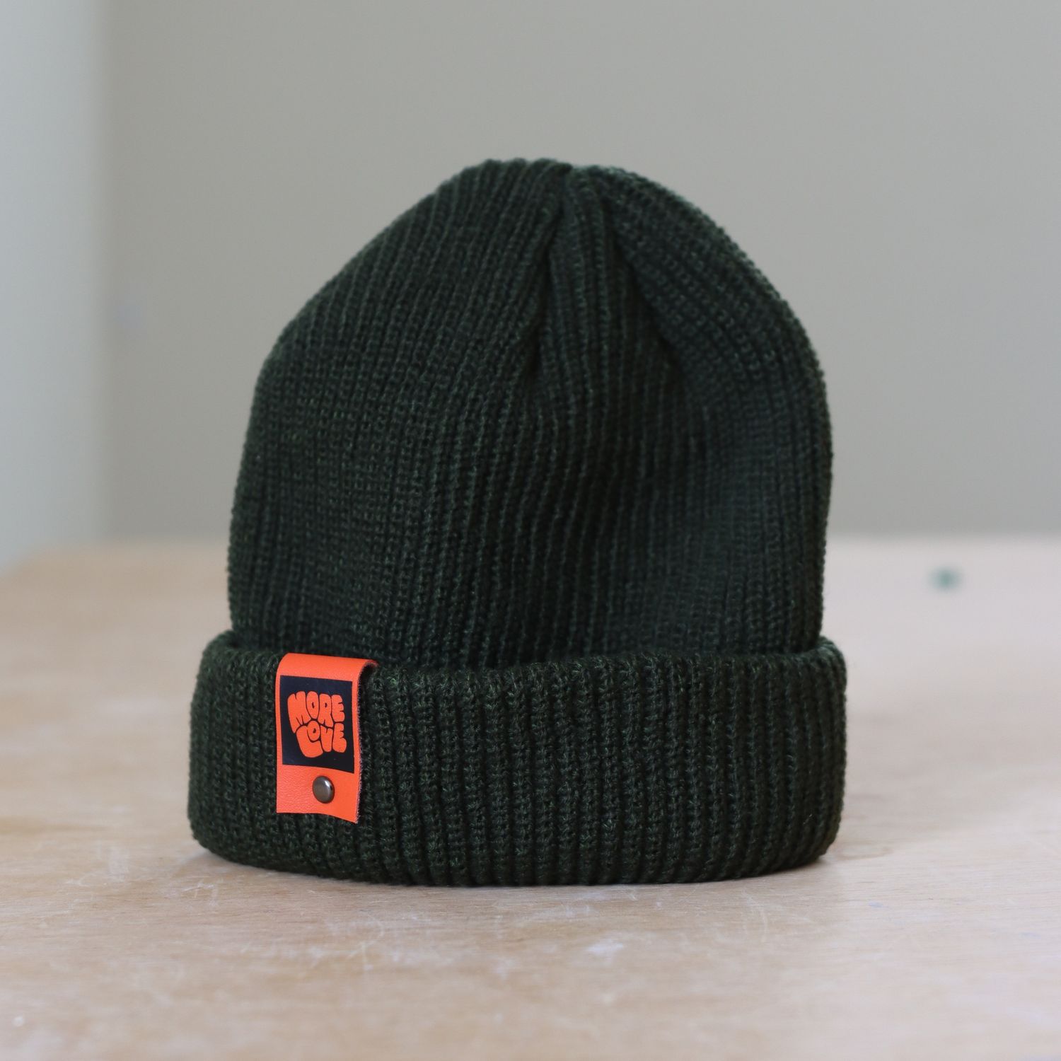 More Love Beanie - Deep Olive
