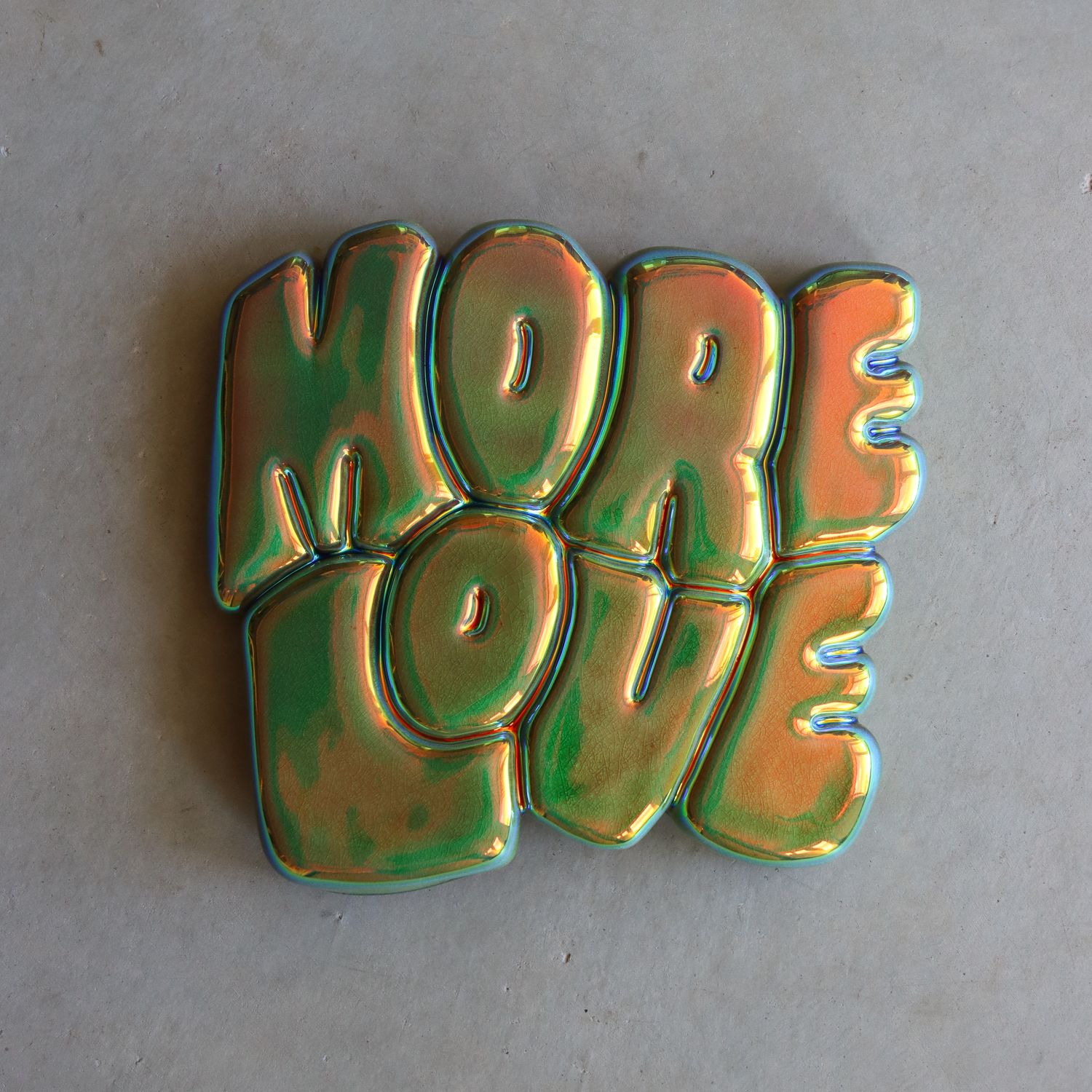 More Love Wall Piece - Lizard Skin
