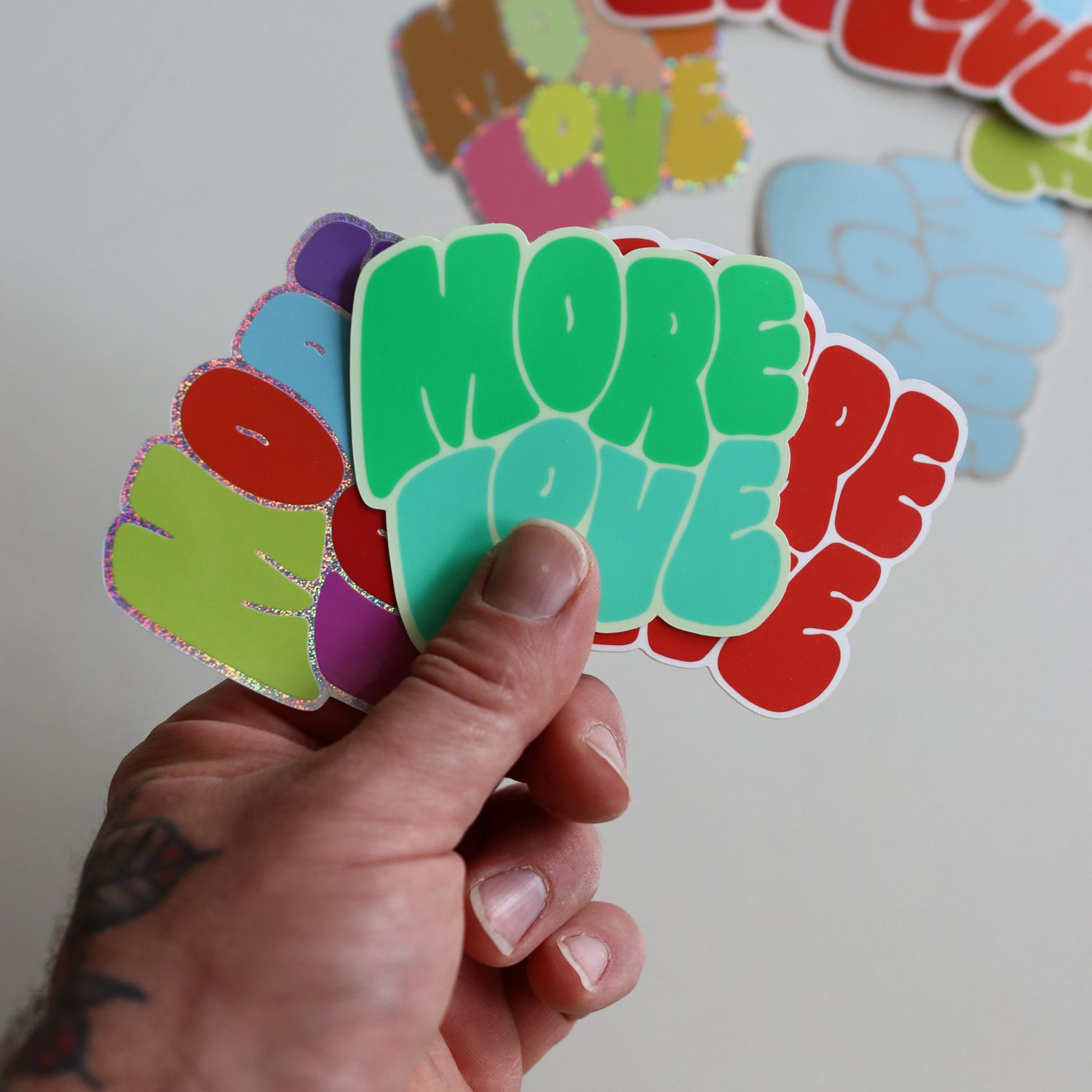 More Love Stickers - 3 RANDOM PACK
