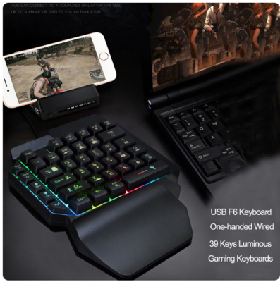 Single handed keyboard
