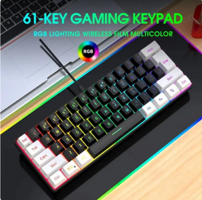 60% wired gaming keyboard