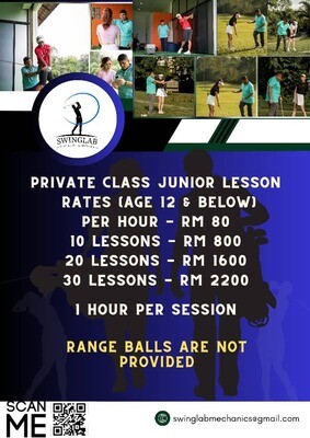 Swing Lab Golf Private Class Junior Lessons