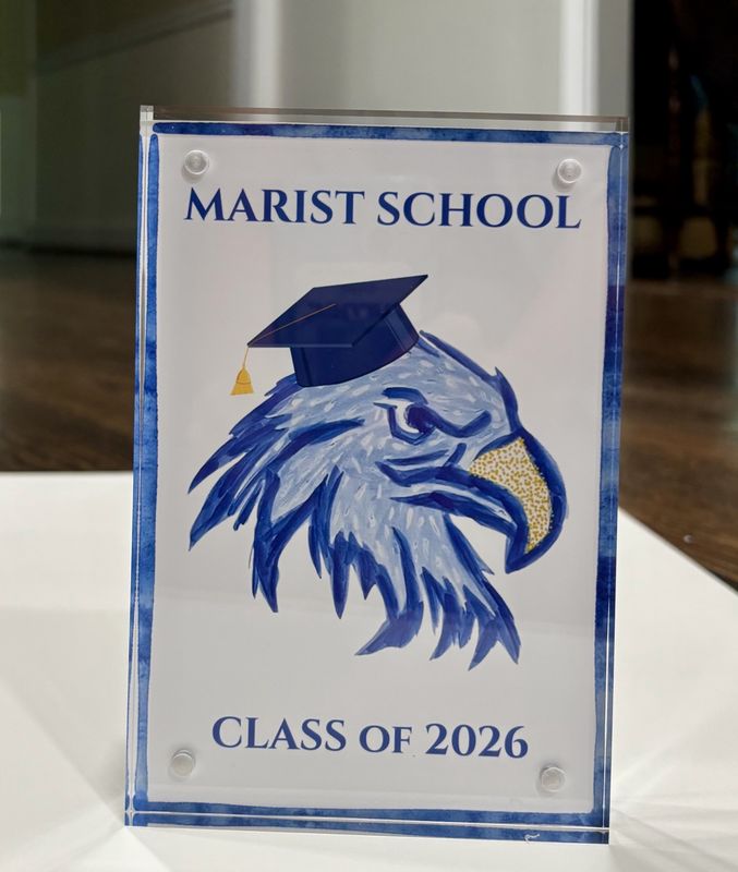 Class of 2026 War Eagle Watercolor Framed Print