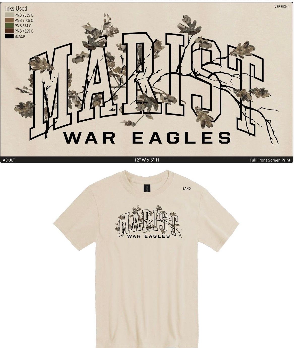 Camo Branches Tee