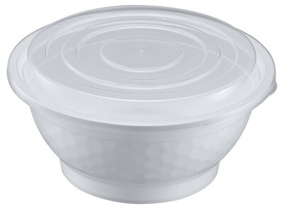 NB-36W - 36oz Microwavable Noodle Bowl with Lid, White, 120 Sets (40/6)