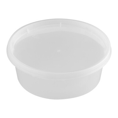 TY-S8 / DLH8 - 8oz PP Deli Container, 240 sets (24/20)