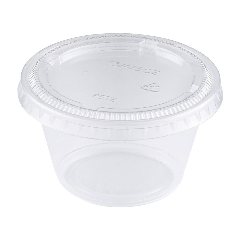 TY-P400 / PC400 - 4oz Portion Cups, PP, 2500pc (100/25)