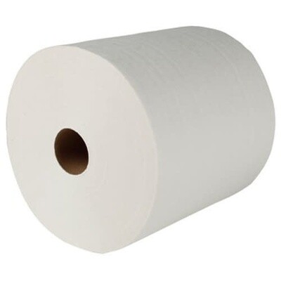 RP-HWT800V - Royalty Virgin Roll Paper Towels, 7.8&quot; x 800 ft, White, 6 Rolls/Carton
