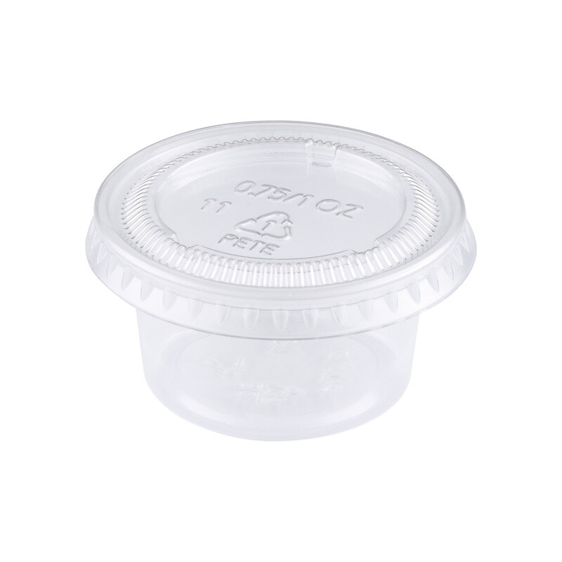 TY-P100 / PC100 - 0.75oz Portion Cups, PP, 2500pc (100/25)