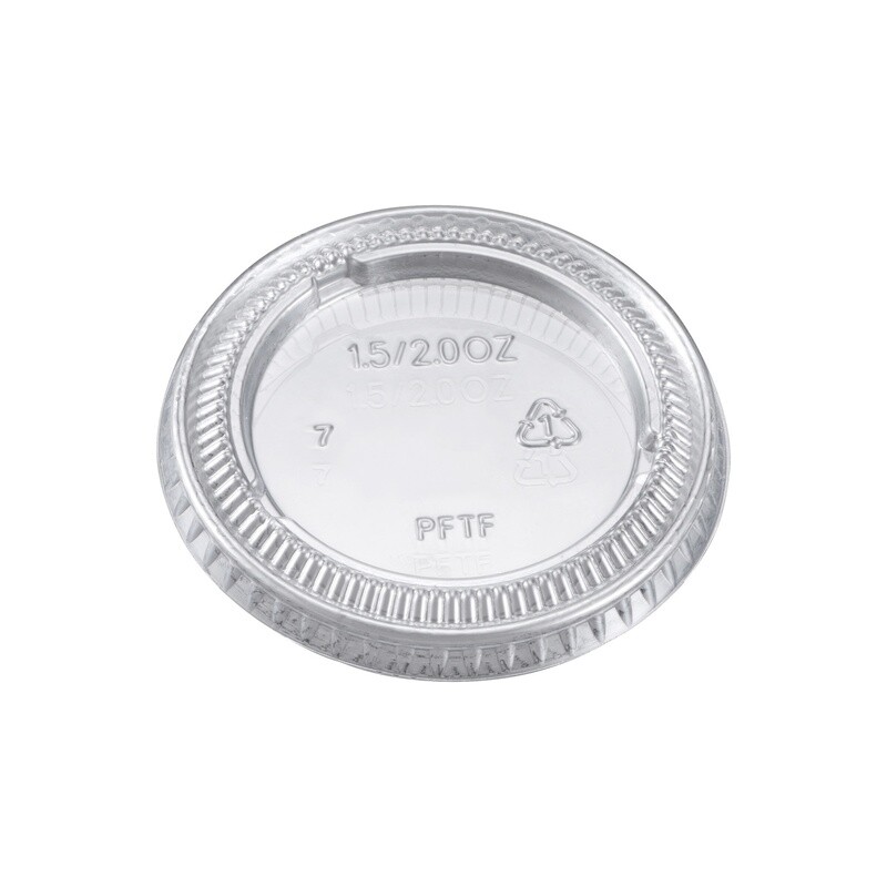 TY-P150250L / PC150250L - Portion Cup Lids, Compatible with 1.5-2.5oz Portion Cups, 2500pc (100/25)