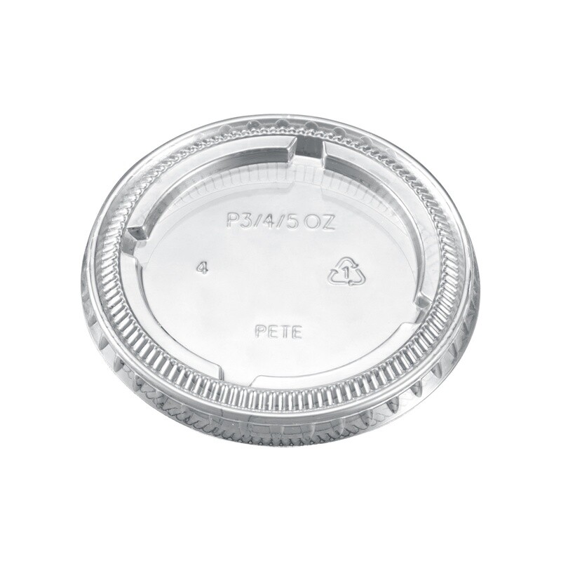 TY-P325550L / PC325550L - Portion Cup Lids, Compatible with 3.25-5.5oz Portion Cups, 2500pc (100/25)
