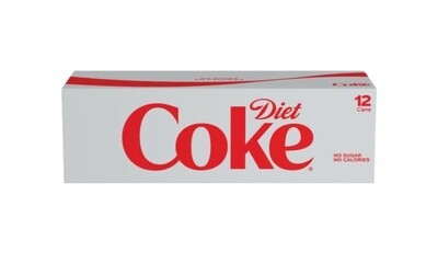 115584 - Diet Coke Fridge Pack Cans, 12 fl oz, 12 Pack, 2 Sets
