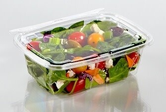 T16615 - Container, Rectangular 24 oz  Tamper Evident 240pcs