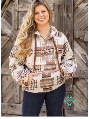 Navajo Nights Women&#39;s Hooded Pullover