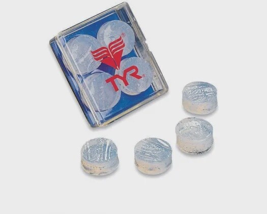 Silicone Ear Plug  Clear (Adult) - 2 Pairs - TYR