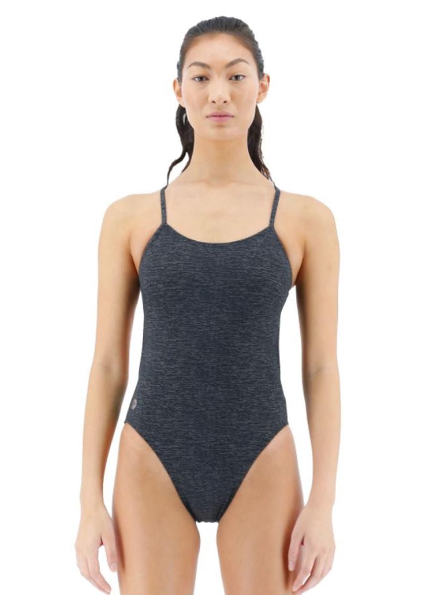 Solid Cutoutfit (Ladies) - TYR, Color: LappedBlack, Size: S (30)