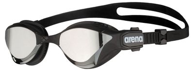 Cobra Tri Swipe Mirror Goggles (Silver/black) - Arena