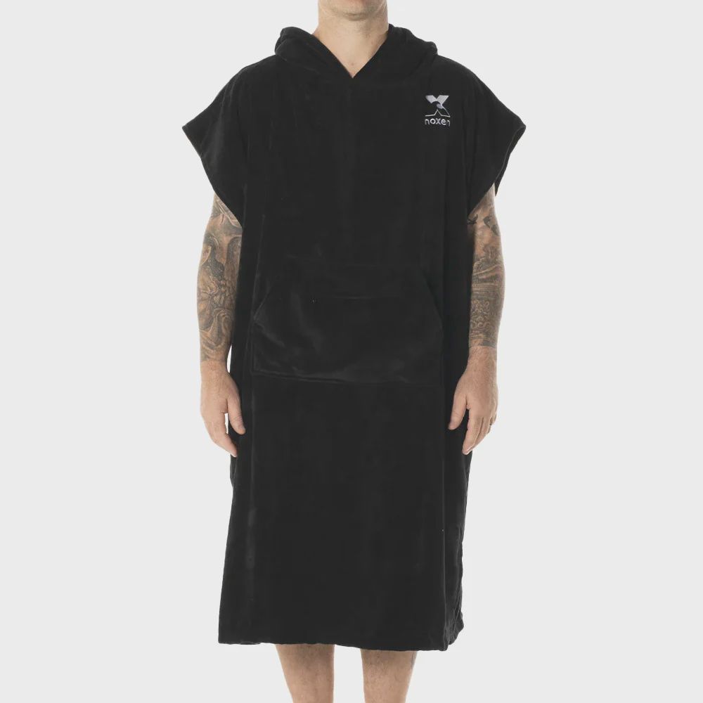 Poncho's Standard Cotton (Adult) - Noxen, Color: Black, Size: 65x100