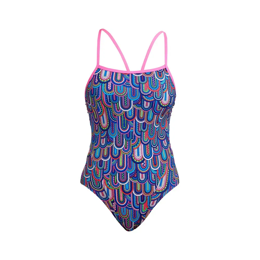 Single Strap Togs (Ladies) - Funkita, Design: Spread My Wings, Size: 8
