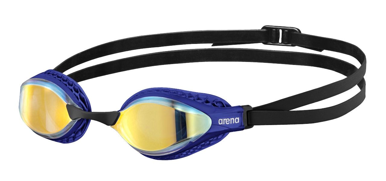 Air Speed Mirror Goggles (Adult) - Arena, Colour: Mirror Yellow / Copper-Blue