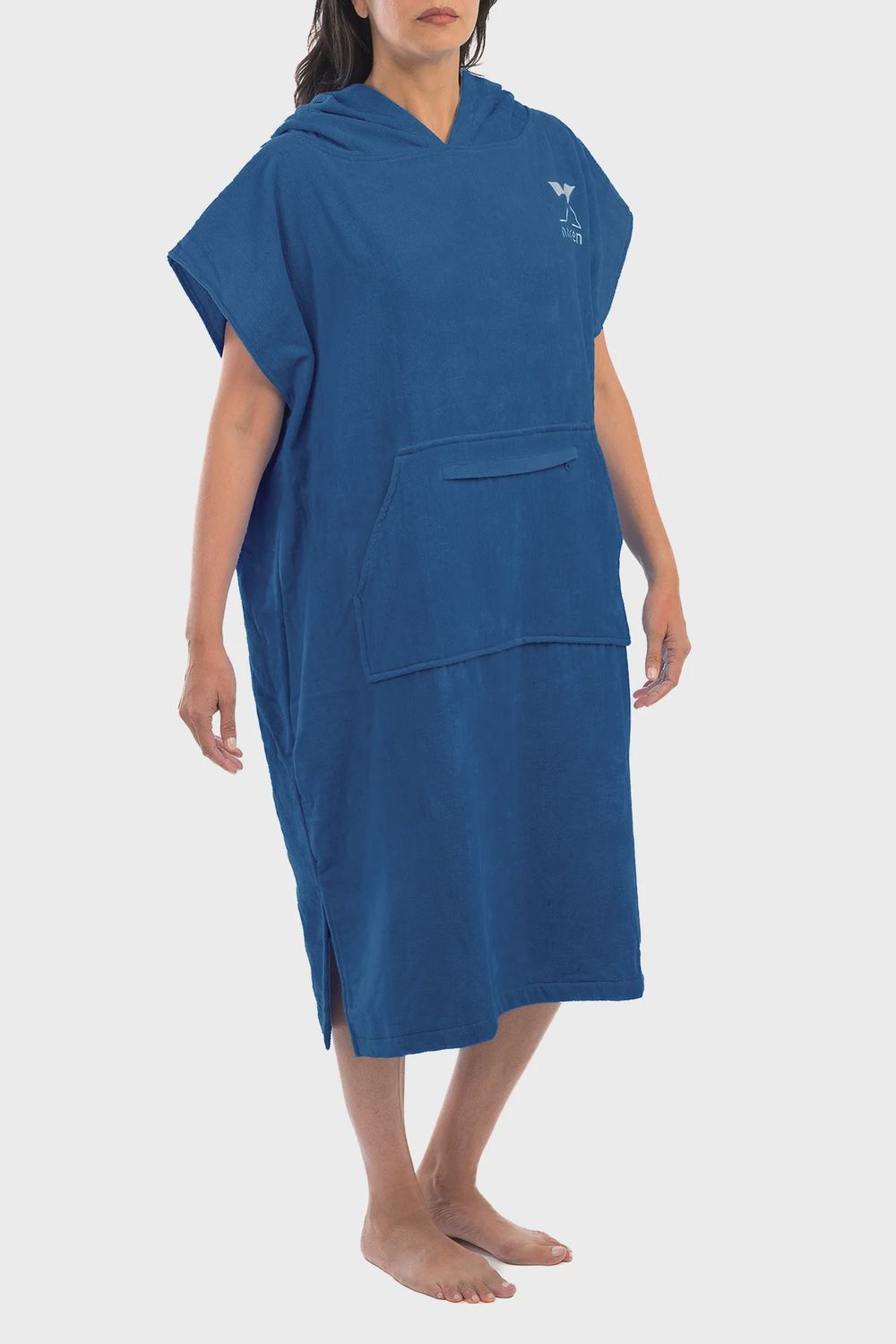 Ponchos Adult Hooded Towel | Pro - Noxen, Color: Navy Blue, Size: 65 x 100