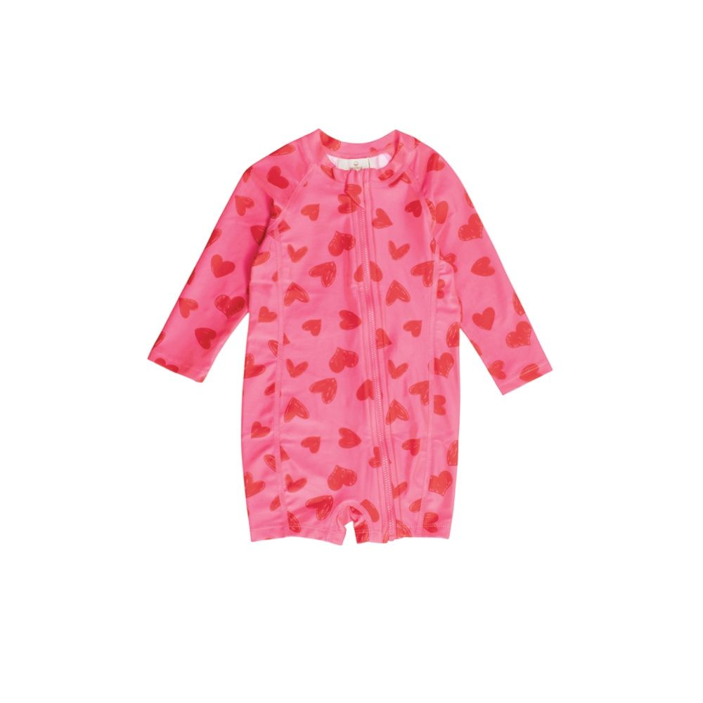 Nestling Extra Shortie Swimmers, Design: Pink Hearts, Size: 3-4 Years