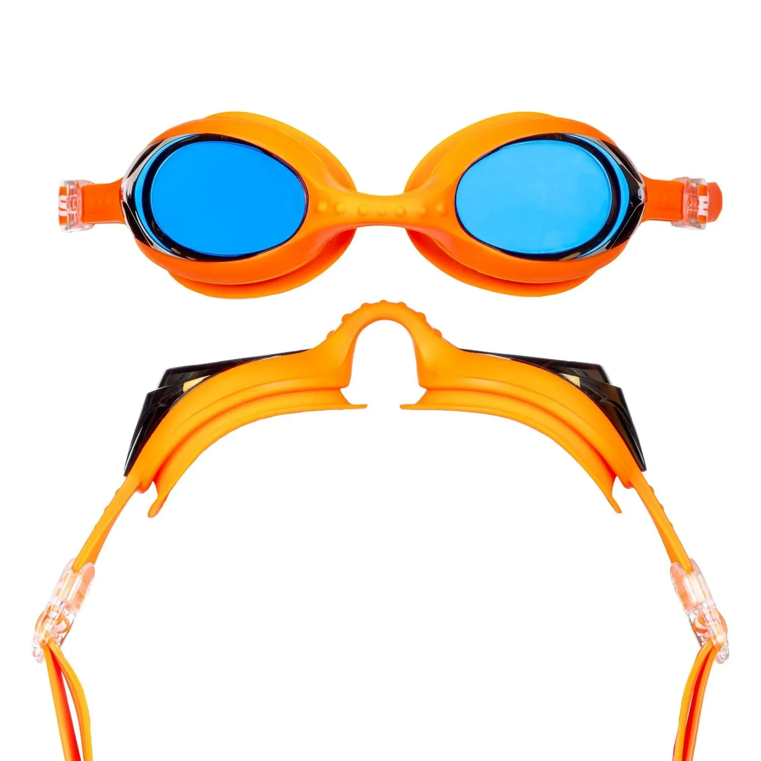 Element Goggle (Mirror), Colour: Orange Frame/Blue Mirror Lens