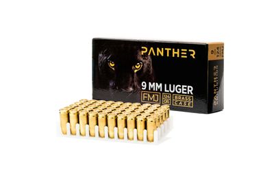 Panther 9mm 124 Gr Ammunition - Box of 50