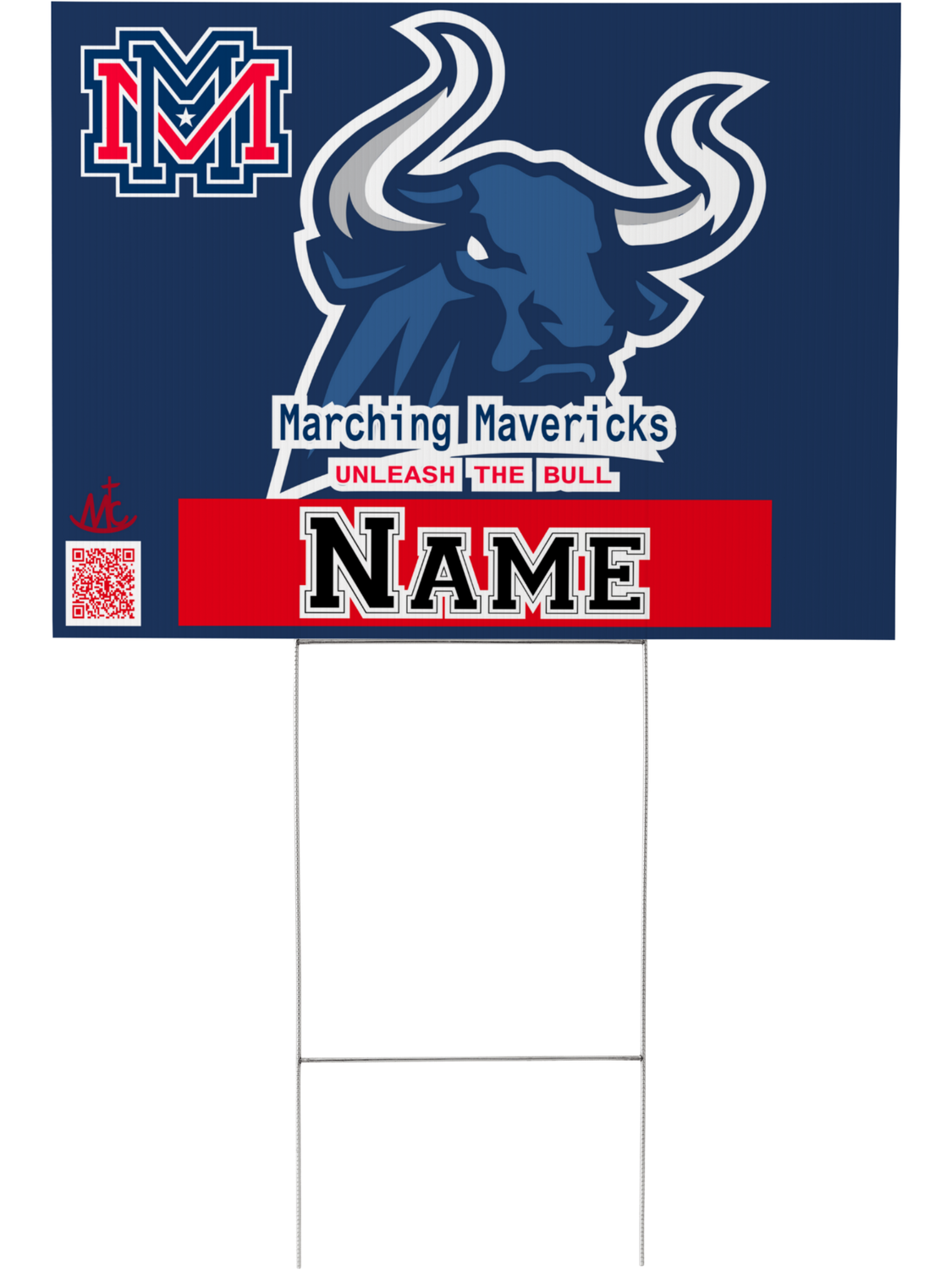 Memorial Yard Sign - Unleash The Bull #3