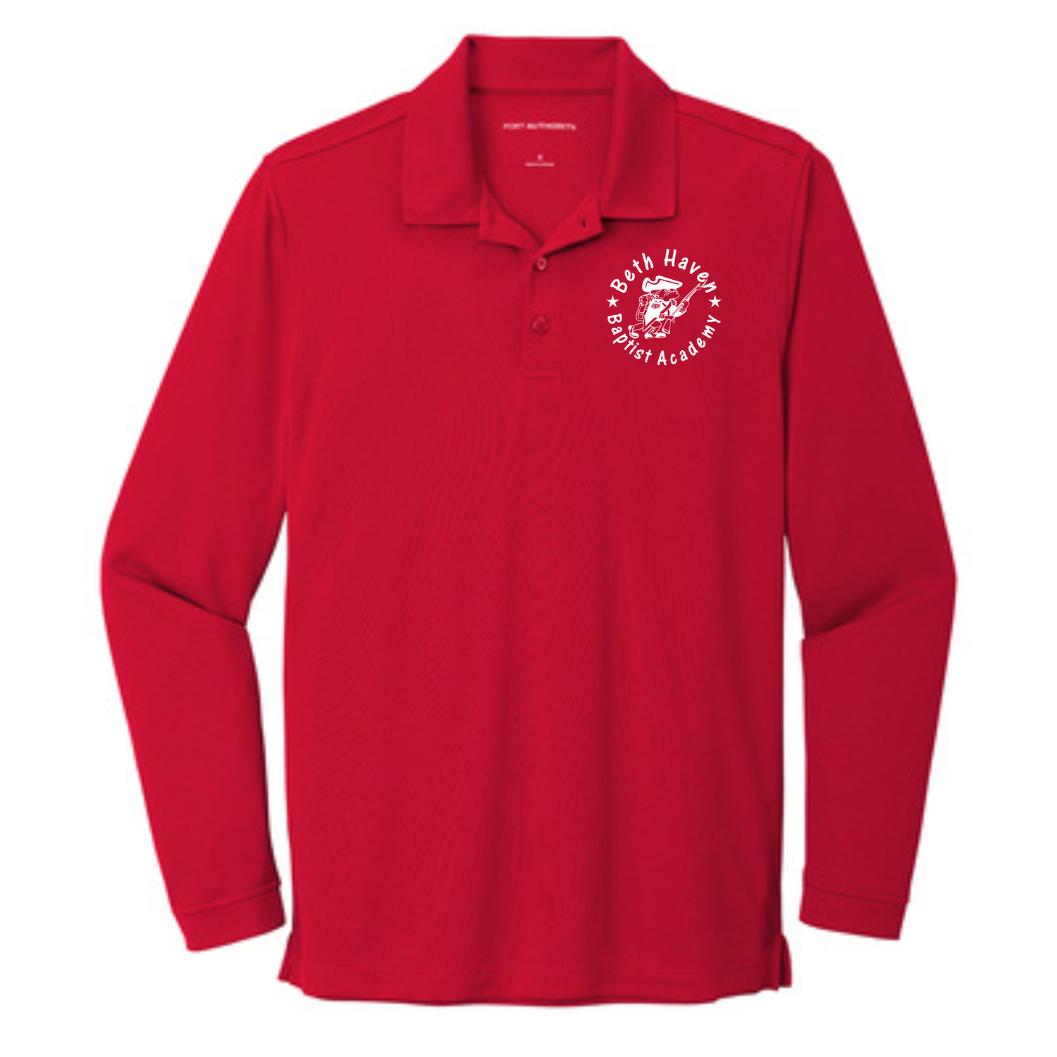 Dry Zone Micro-Mesh Long Sleeve Polo Shirt - Adult