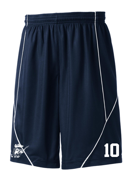 Sports: Basketball Mesh Reversible Spliced Shorts - Adult
