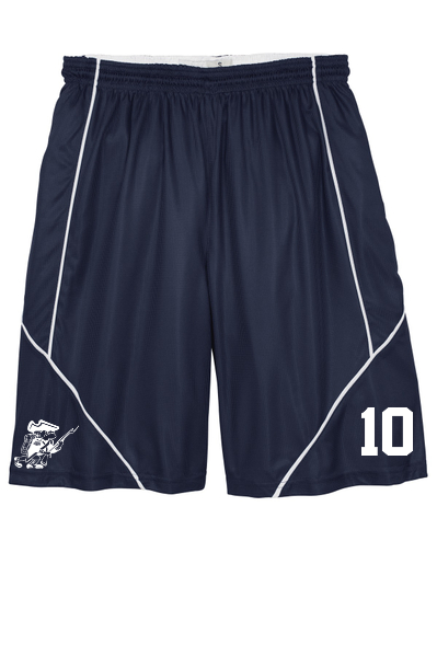 Sports: Basketball Mesh Reversible Spliced Shorts - Youth