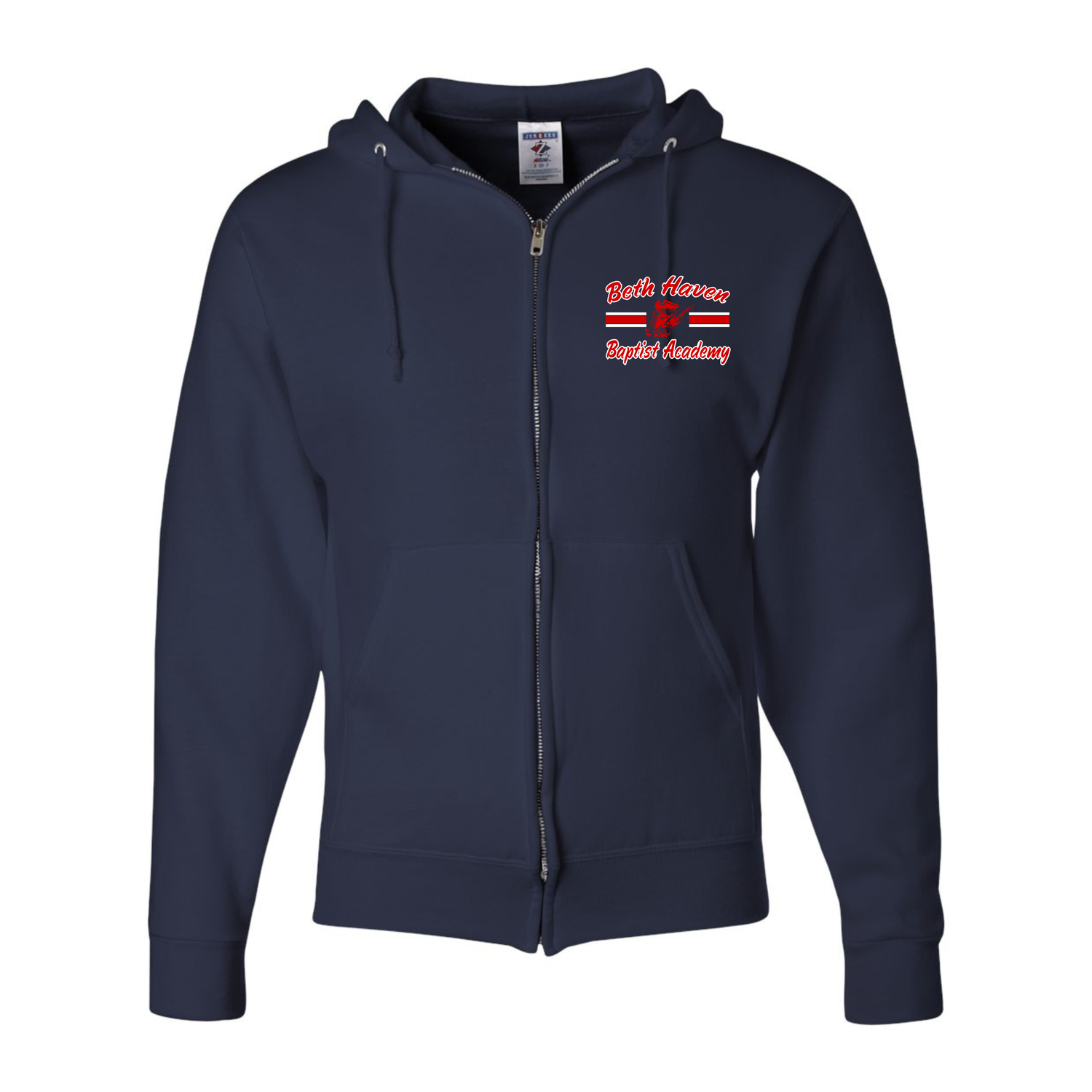 Full-zip Hooded Sweatshirt, NuBlend - Adult