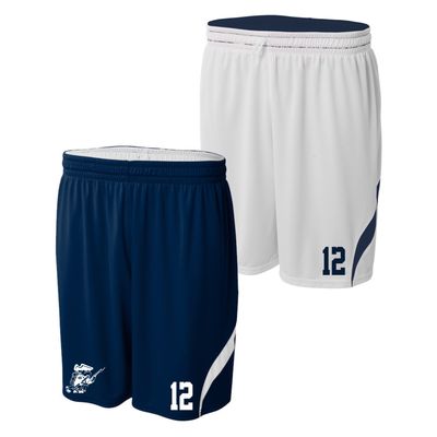 Sports: Basketball Mesh Reversible Spliced Shorts - Youth