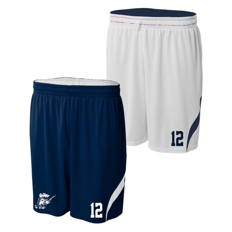 Sports: Basketball Mesh Reversible Spliced Shorts - ADULT *Must be ordered by 10/18/26 or price increase of $10*
