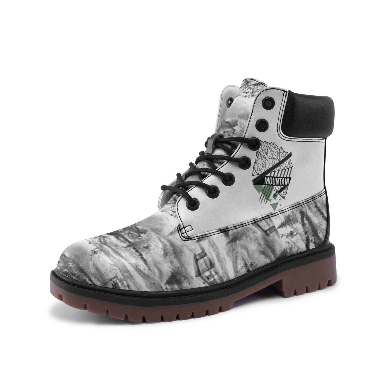 Premium Lightweight Microfiber Leather Chukka Boots