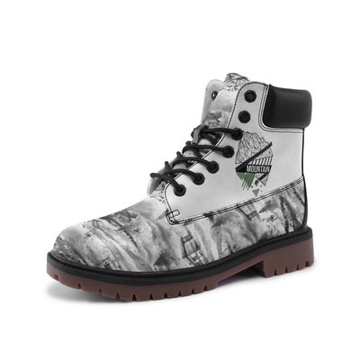 Premium Lightweight Microfiber Leather Chukka Boots