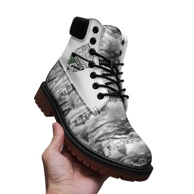 Premium Lightweight Microfiber Leather Chukka Boots