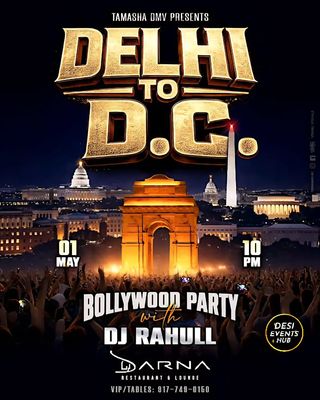 DELHI TO DC FRIDAYS 5.1