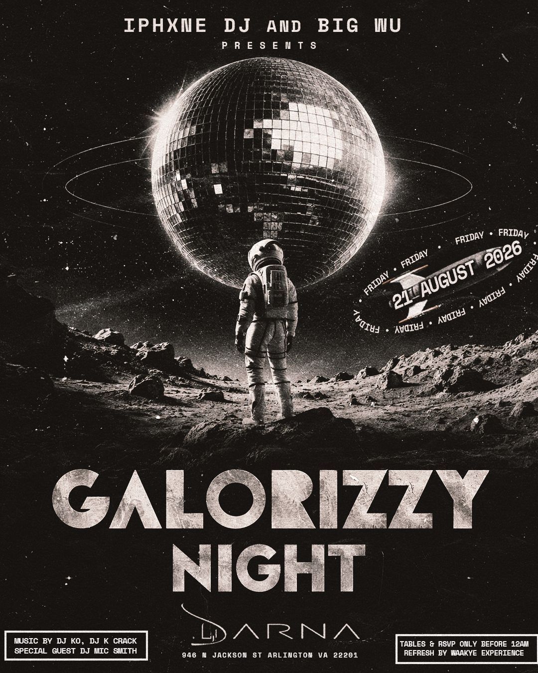 GALORIZZY NIGHT 8.21 GALORIZZY NIGHT 8.21